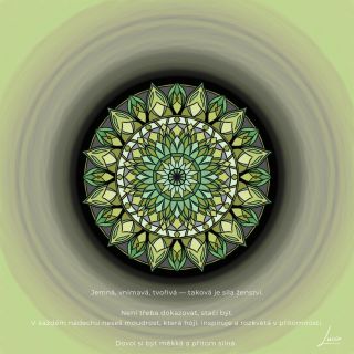 🌷 Mandala dne: Ženská energie 🌷 Jemná, vnímavá, tvořivá — taková je síla ženství. Není třeba dokazovat, stačí být. V...